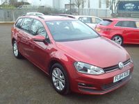 Used VW Golf VII SE 2014 Red Estate
