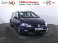 Used VW Golf VII SE 125 HP (91 kW) 2018 Blue Estate