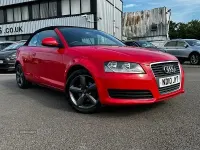 Used Audi A3 Cabriolet 2010 Red Cabriolet