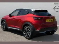 Used Nissan Juke Tekna+ 114 HP (83 kW) 2025 Fuji sunset red SUV
