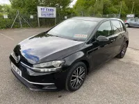 Used VW Golf VII SE 115 HP (84 kW) 2018 Black Hatchback