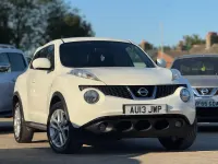 Used Nissan Juke Acenta 117 HP (86 kW) 2013 White SUV