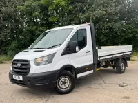 Used Ford Transit S 130 HP (95 kW) 2021 White Cabriolet