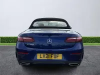 Used Mercedes E300 AMG line 2021 Blue Cabriolet