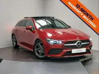 Used Mercedes CLA180 AMG Line Premium Plus 134 HP (98 kW) 2022 Red Coupe
