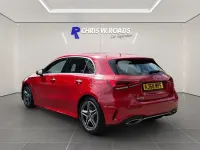 Used Mercedes A250 AMG line 224 HP (164 kW) 2019 Red Hatchback