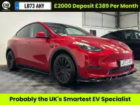 Used Tesla Model Y Long Range AWD 378 kW (514 HP) 2023 Red SUV