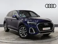 Used Audi Q5 S-Line 204 HP (150 kW) 2021 Blue SUV