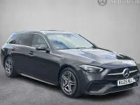 Used Mercedes C200 AMG line 204 HP (150 kW) 2025 Grey Estate