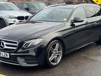 Used Mercedes E220 AMG line 194 HP (142 kW) 2018 Black Estate