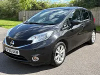 Begagnad Nissan Note Tekna 2017 Svart Halvkombi