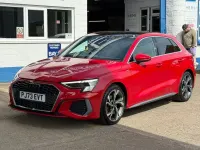 Used Audi A3 S-Line 110 HP (80 kW) 2023 Red Sedan