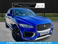 Begagnad Jaguar F-Pace S 300 HK (220 kW) 2017 Blå SUV