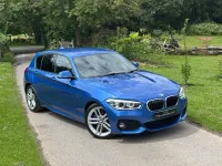 Used BMW 118 M Sport 150 HP (110 kW) 2017 Blue Hatchback