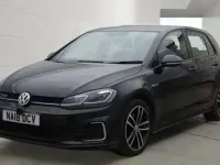 Used VW Golf VII GTE 204 HP (150 kW) 2018 Black Hatchback