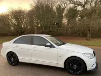 Used Mercedes C250 2009 White Sedan