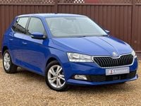 Used Skoda Fabia SE 60 HP (44 kW) 2021 Blue Hatchback
