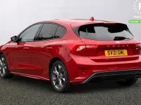 Used Ford Focus ST-Line 125 HP (91 kW) 2021 Red Hatchback