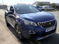 Used Peugeot 3008 Allure 130 HP (95 kW) 2019 Blue SUV