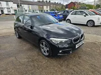 Used BMW 118 Sport Line 2015 Black Hatchback