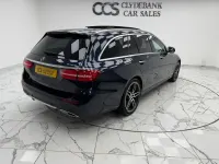 Used Mercedes E400 AMG line 340 HP (250 kW) 2019 Blue Estate