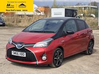 Used Toyota Yaris Hybrid Design 101 HP (74 kW) 2016 Red Hatchback