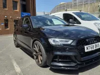 Used Audi A3 Black Edition 150 HP (110 kW) 2018 Black Sedan