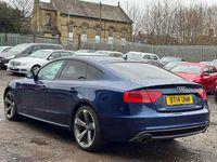 Used Audi A5 Sportback Black Edition 204 HP (150 kW) 2014 Blue Hatchback