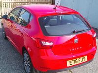 Used Seat Ibiza CONNECT 90 HP (66 kW) 2016 Red Hatchback