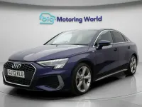 Used Audi A3 S-Line 150 HP (110 kW) 2022 Blue Sedan