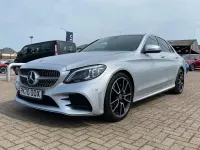 Used Mercedes C220 AMG Line Premium 194 HP (142 kW) 2019 Silver Sedan