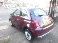 Used Fiat 500 Lounge 69 HP (50 kW) 2018 Red Hatchback