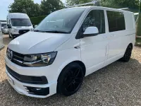 Used VW T6 Highline 102 HP (75 kW) 2016 White Van