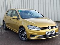 Used VW Golf VII SE 110 HP (80 kW) 2018 Yellow Hatchback
