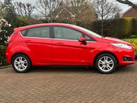 Used Ford Fiesta Zetec 2017 Red Hatchback