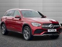 Used Mercedes GLC300 AMG line 258 HP (189 kW) 2021 Hyacinth red Estate