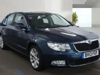 Used Skoda Superb SE 140 HP (102 kW) 2013 Blue Hatchback