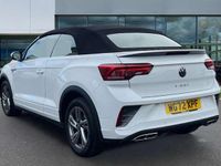Used VW T-Roc Cabriolet R-line 150 HP (110 kW) 2023 White Cabriolet