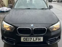 Used BMW 118 Sport Line 2017 Black Hatchback