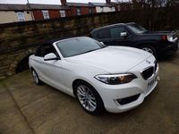 Used BMW 218 Comfort Edition 2015 White Cabriolet