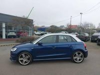 Used Audi A1 S-Line 125 HP (91 kW) 2017 Blue Hatchback
