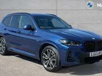 Used BMW X3 M Sport 292 HP (214 kW) 2022 Phytonic blue metallic paint SUV