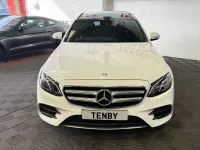 Gebraucht Mercedes E220 AMG Line Premium 2017 Weiß Kombi