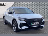 Used Audi Q4 Sportback e-tron Black Edition 206 kW (281 HP) 2025 White SUV