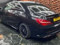 Used Mercedes CLA220 AMG line 170 HP (125 kW) 2019 Black Coupe