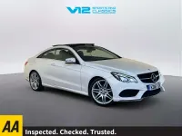Used Mercedes E220 AMG line 177 HP (130 kW) 2016 White Coupe
