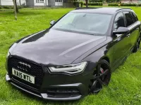 Used Audi A6 Black Edition 320 HP (235 kW) 2015 Grey Estate