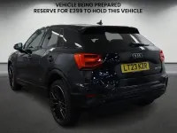 Used Audi Q2 Black Edition 150 HP (110 kW) 2023 Mythos black metallic/mythos black metallic SUV