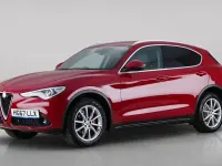 Used Alfa Romeo Stelvio Edizione Speciale 210 HP (154 kW) 2018 Red SUV