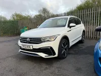 Used VW Tiguan Allspace R-line 150 HP (110 kW) 2022 White SUV